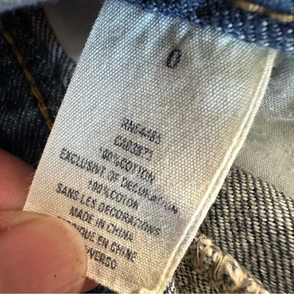 American Eagle women's size 0 denim shorts - Picture 6 of 6